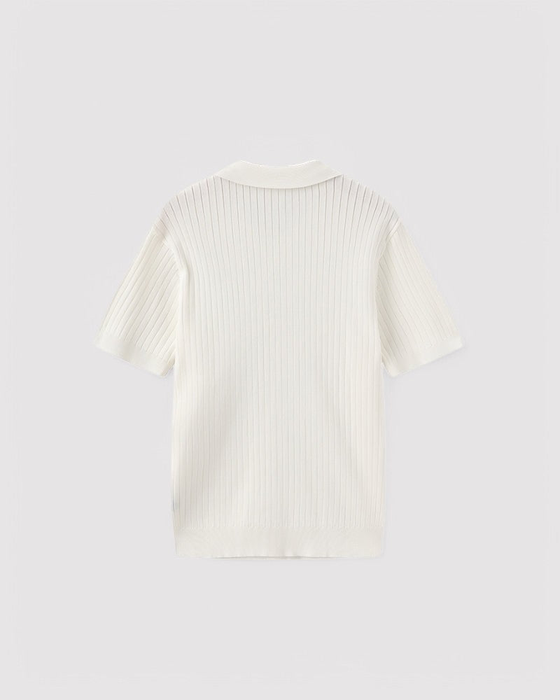 Herren Premium Ribbed poloshirt