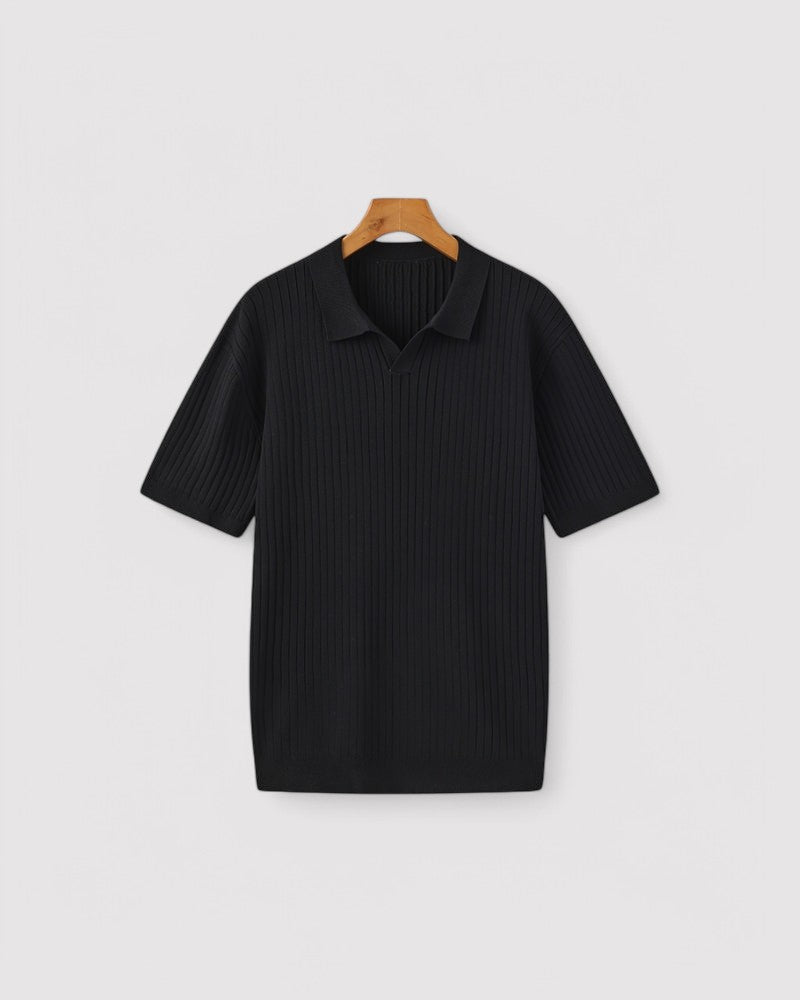 Herren Premium Ribbed poloshirt