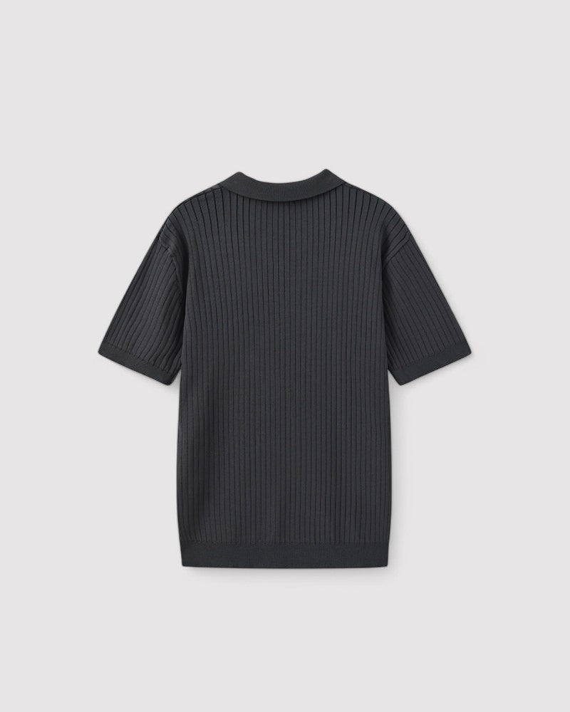 Herren Premium Ribbed poloshirt
