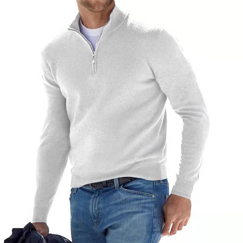 Paul | Bequemer und stilvoller Herren-Reißverschluss-Pullover