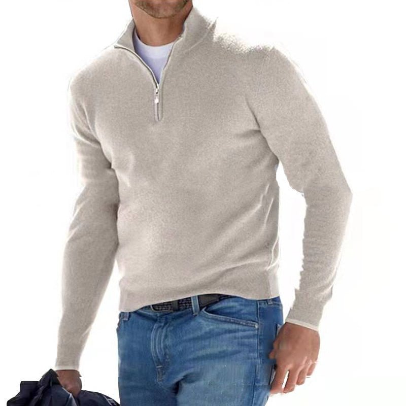 Paul | Bequemer und stilvoller Herren-Reißverschluss-Pullover