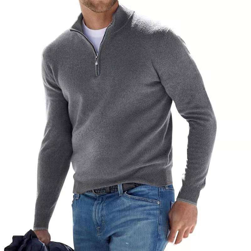 Paul | Bequemer und stilvoller Herren-Reißverschluss-Pullover