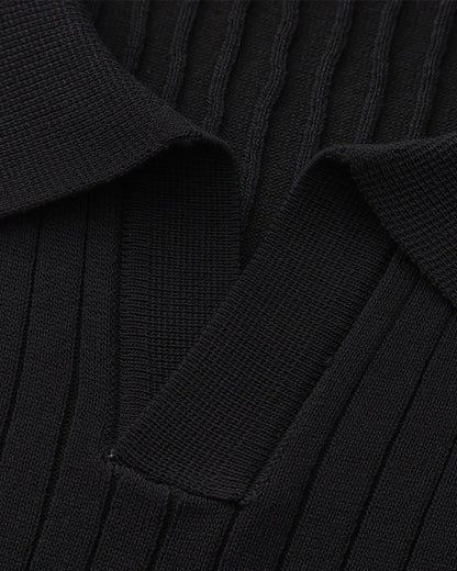 Herren Premium Ribbed poloshirt