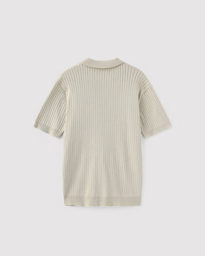 Herren Premium Ribbed poloshirt