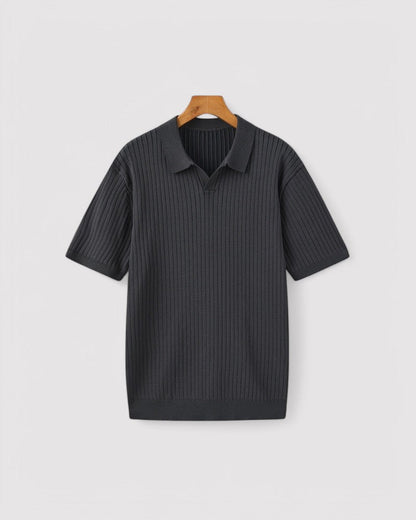 Herren Premium Ribbed poloshirt