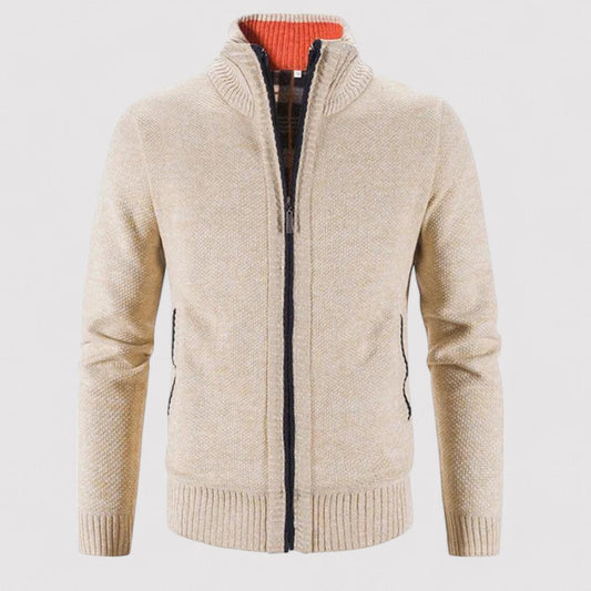 Luxuriöse Herren Woll-Cardigan für alle Jahreszeiten